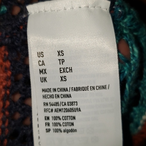 NWOT American Eagle unique Crochet Tank top - Picture 8 of 8